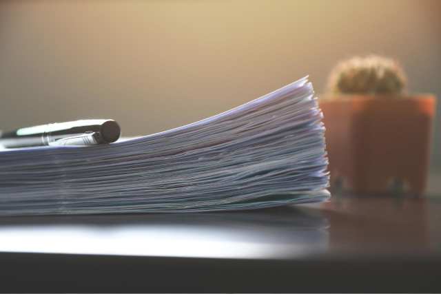book on table